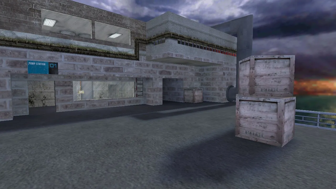 Скриншот  Карта «de_odigy» для CS 1.6 - Тактическая карта с интересным дизайном