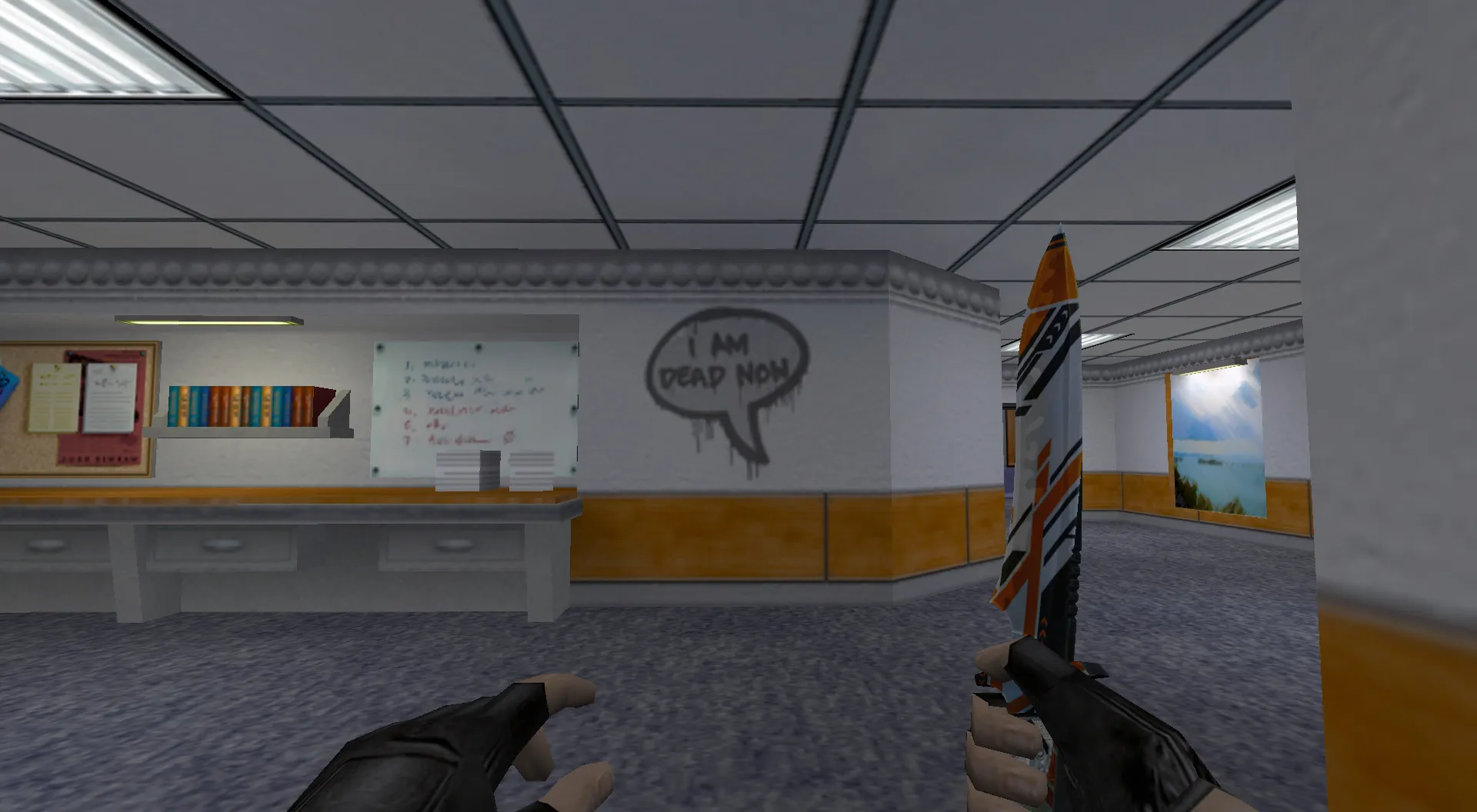 Скриншот Граффити «Наступила смерть» для CS 1.6 - Уникальное оформление