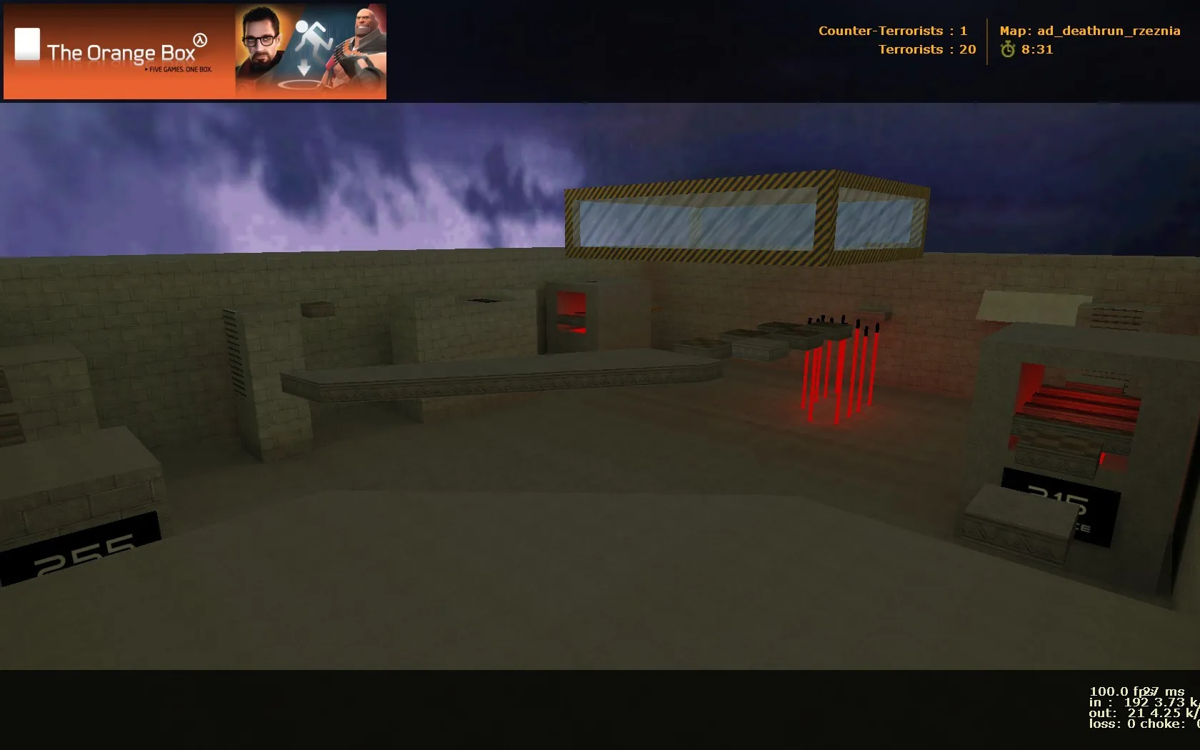 Скриншот  ad_deathrun_rzeznia — Deathrun карта для CS 1.6: точки, маршруты и настройка сервера