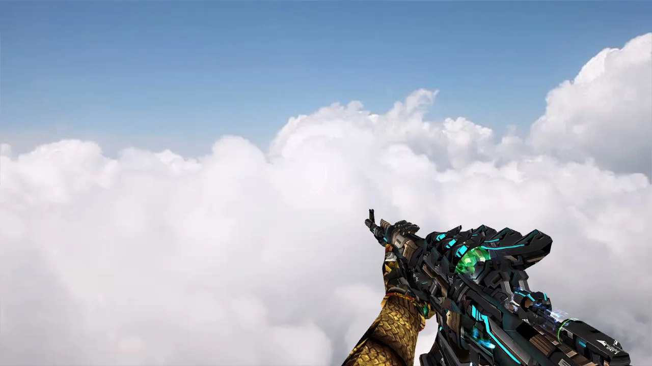 Скриншот Модель AK-47 Black Paladin для CS 1.6 - Уникальный скин