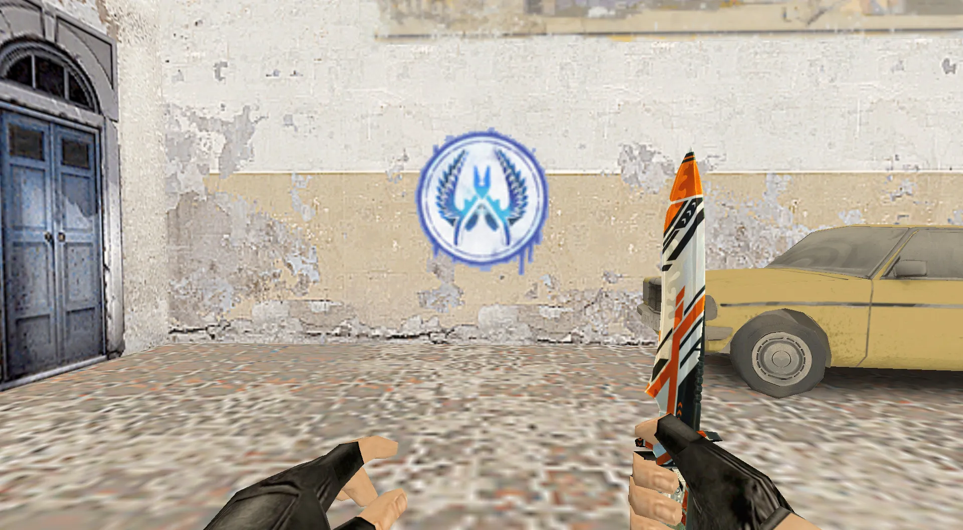 Скриншот  Граффити «Страж» для CS 1.6 - Уникальные элементы из CS:GO