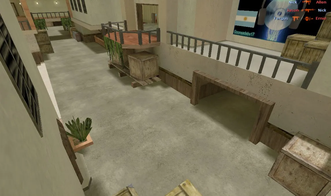 Скриншот  Карта de_trenal для CS 1.6 – Тактические возможности и баланс сторон