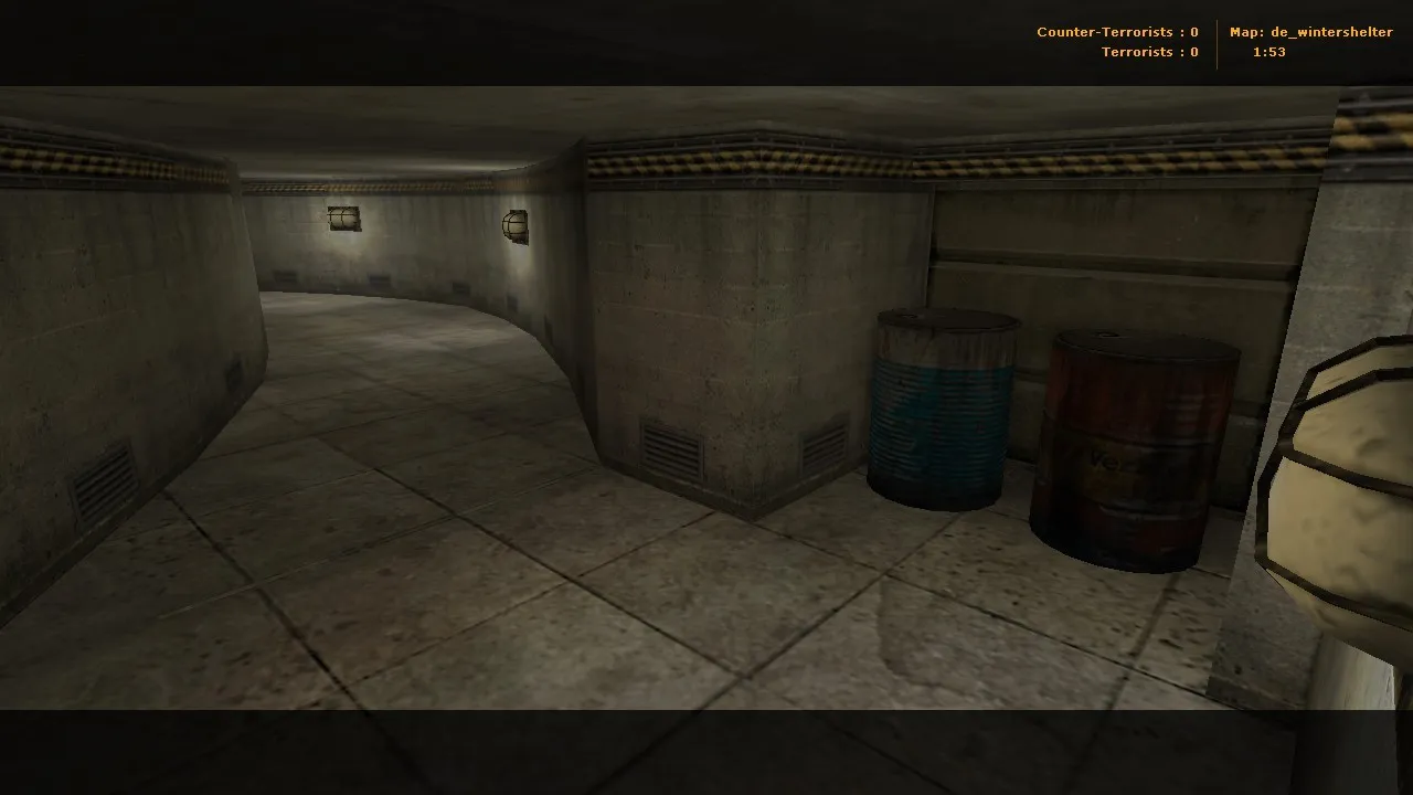 Скриншот  Карта de_wintershelter для Counter-Strike 1.6 - тактики и особенности