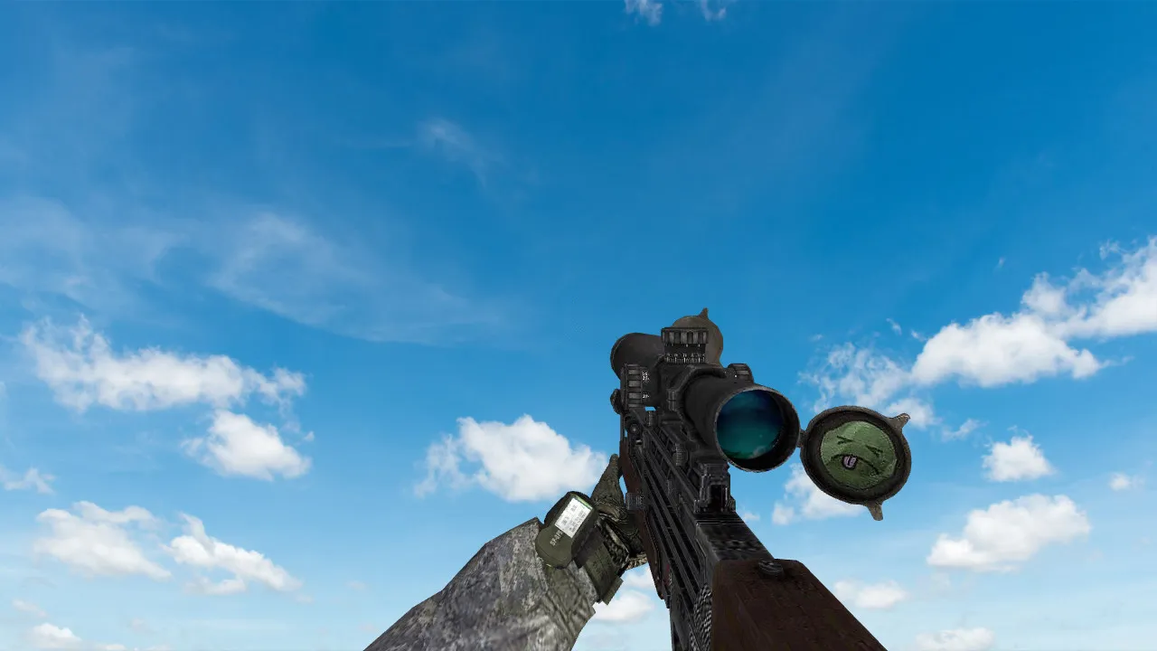 Скриншот  Пак моделей оружия «CoD MW3 Pack» для CS 1.6: v_, p_, w_ модели, звуки, анимация осмотра и текстуры