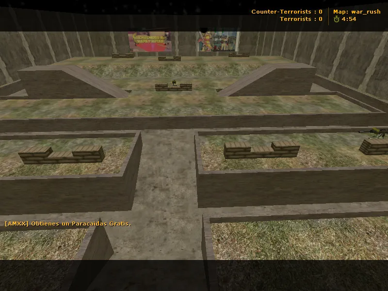 Скриншот Карта «war_rush» для CS 1.6: тактические особенности и оптимизация