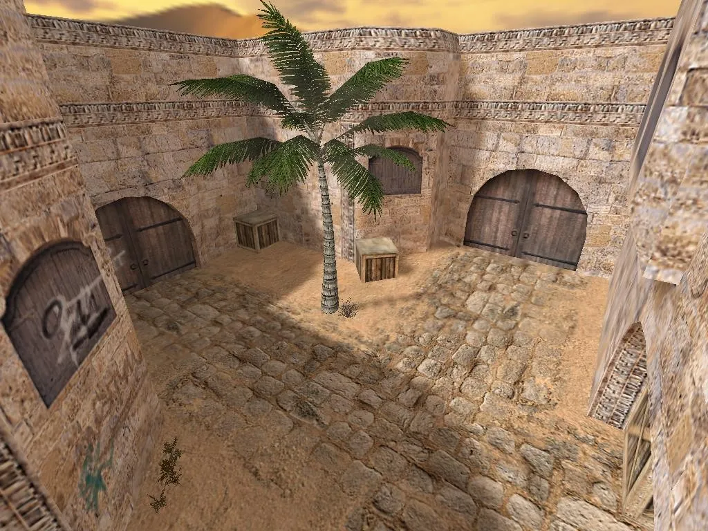 Скриншот  Карта de_byfly для CS 1.6: точки, рейты, bbot .nav, оптимизация wpoly/epoly и настройка под фпс