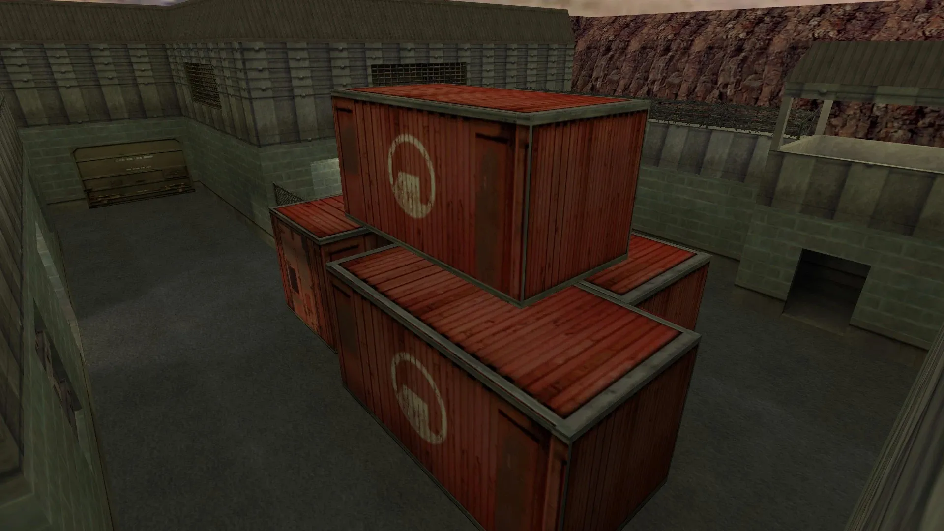 Скриншот  Карта de_ctfotress2 для CS 1.6: точки, маршруты CT/T, оптимизация и запуск без риска