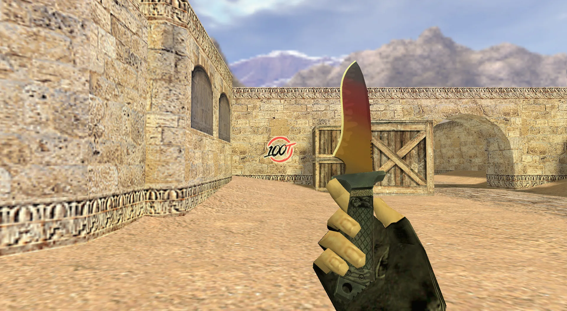 Скриншот Граффити «100 Thieves Logo» для CS 1.6 - Поддержи киберспорт!