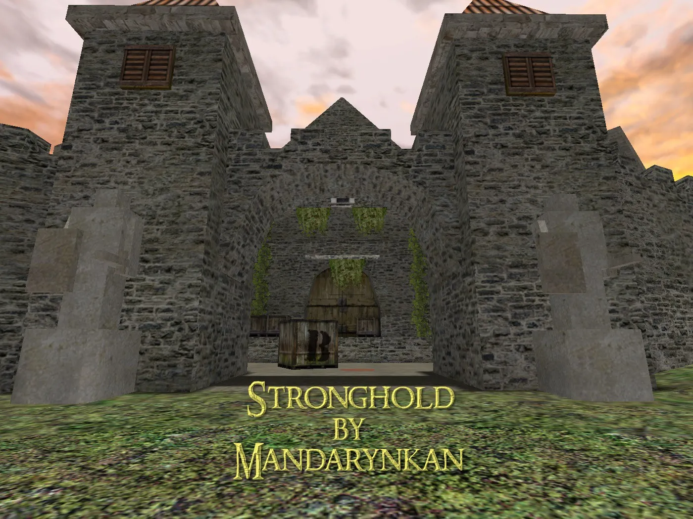 Скриншот  Карта de_stronghold для CS 1.6 - Тактические особенности и стратегии