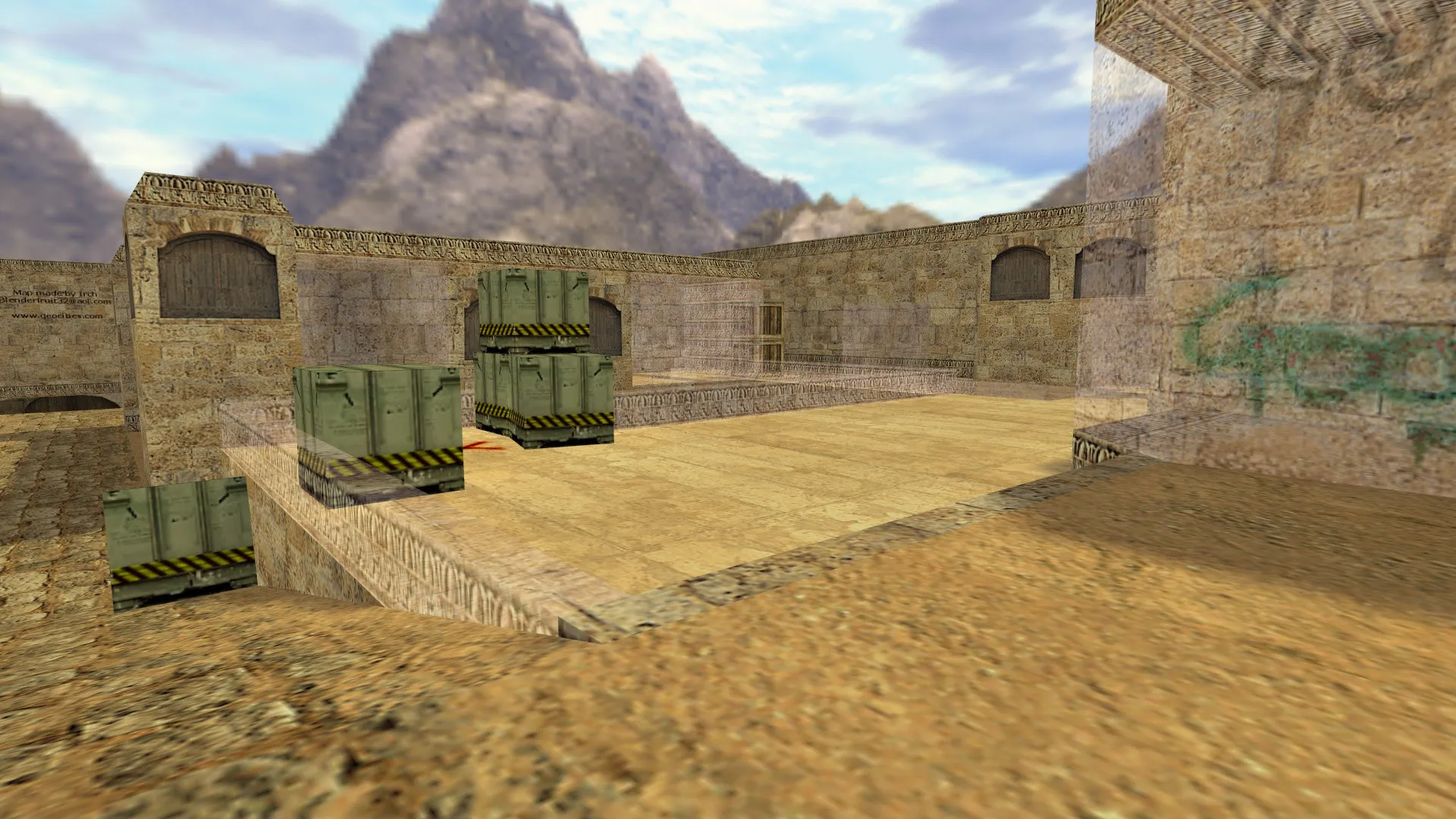 Скриншот  Карта de_dust2_wh для CS 1.6: баланс сторон, точки под контртерр и тактика для T, .nav и оптимизация