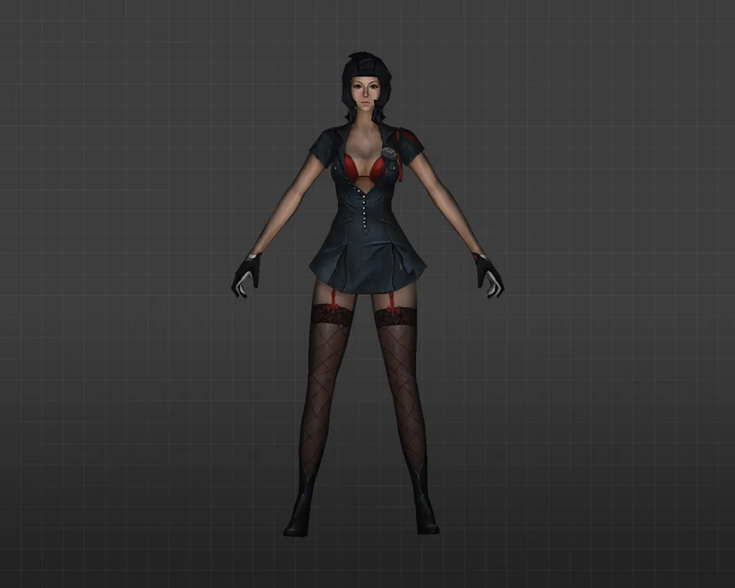 Скриншот Модель «Девчонка короткая юбчонка» для CS 1.6 - Уникальность и стиль
