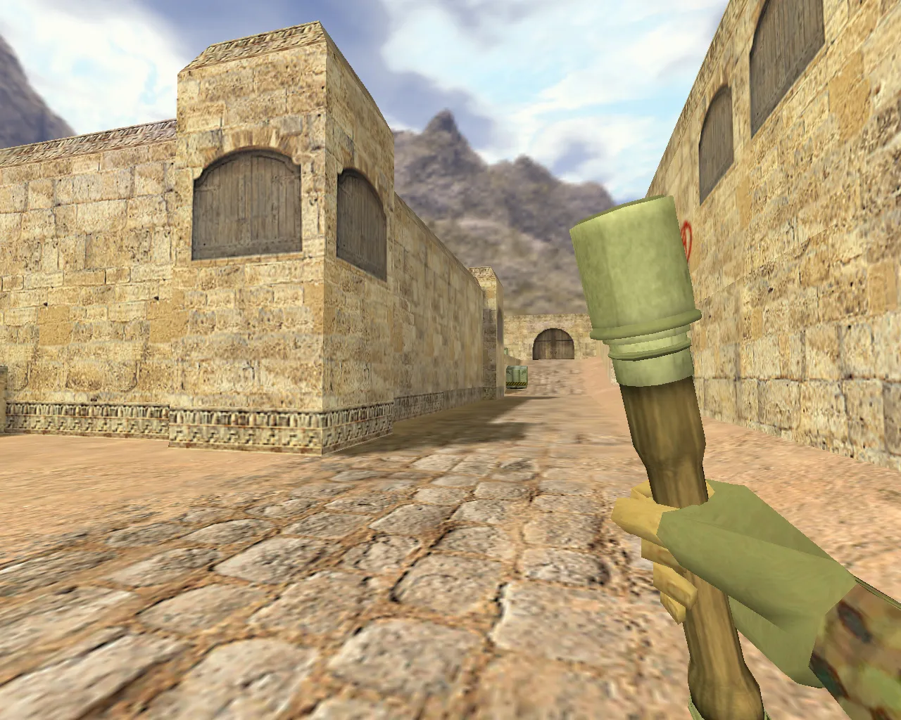 Скриншот v_grenade для CS 1.6: модель «Пак противотанковых гранат» с звуками и анимацией осмотра