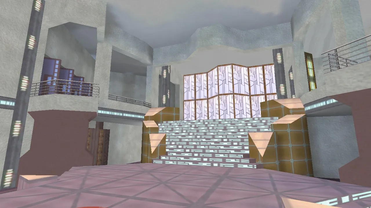 Скриншот Карта de_stargate_atlantis для CS 1.6 - Тактическое сражение в мире Атлантиды