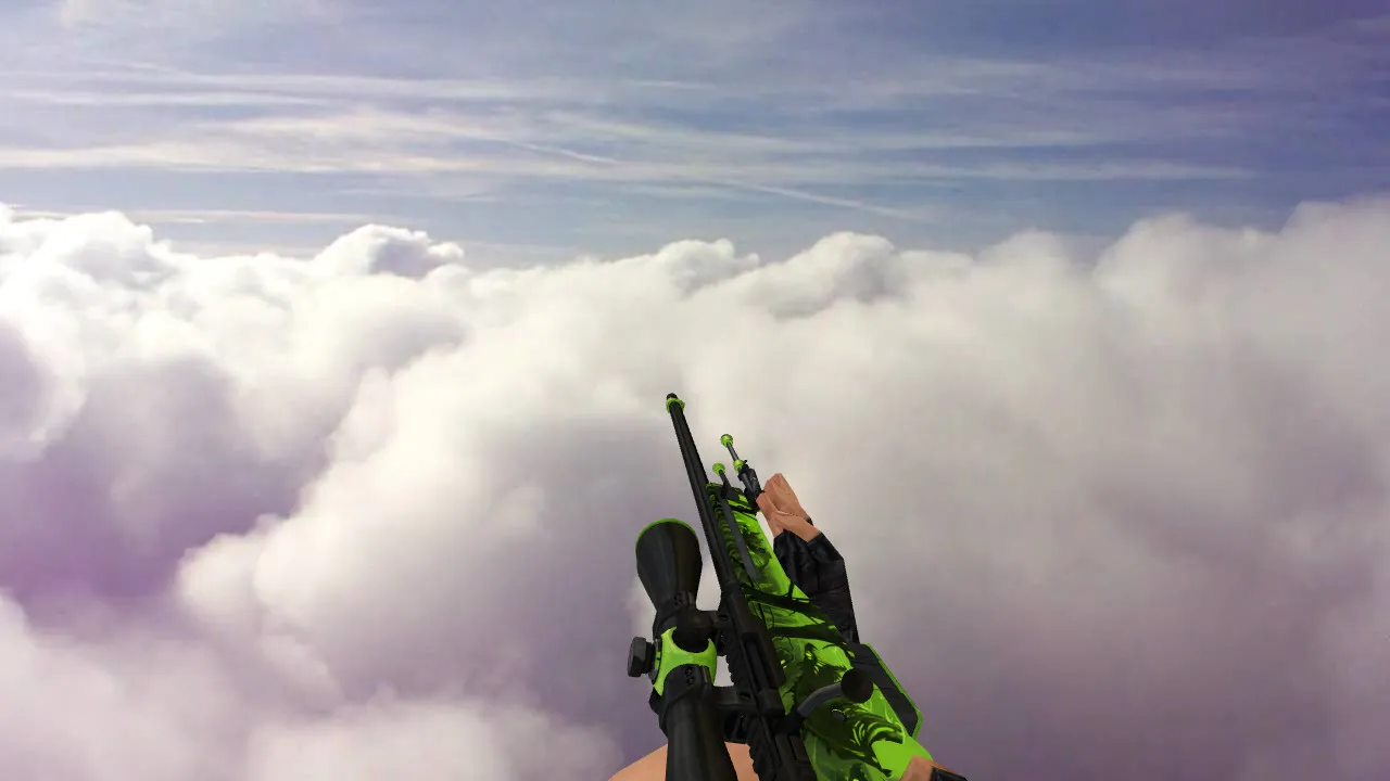 Скриншот Модель AWP Virus для CS 1.6: Уникальный Скин и Анимация