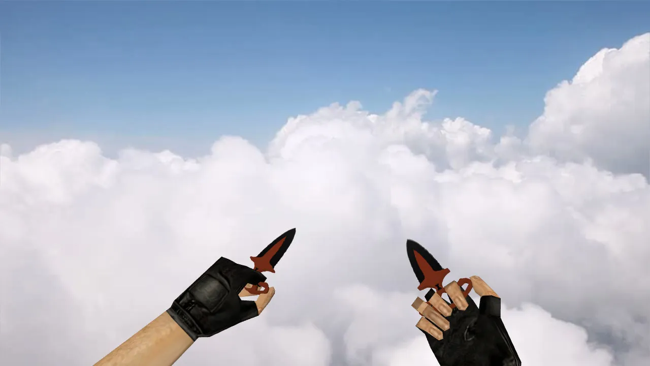 Скриншот Модель тычковых ножей «Нитро» v_knife_nitro p_knife_nitro w_knife_nitro для CS 1.6