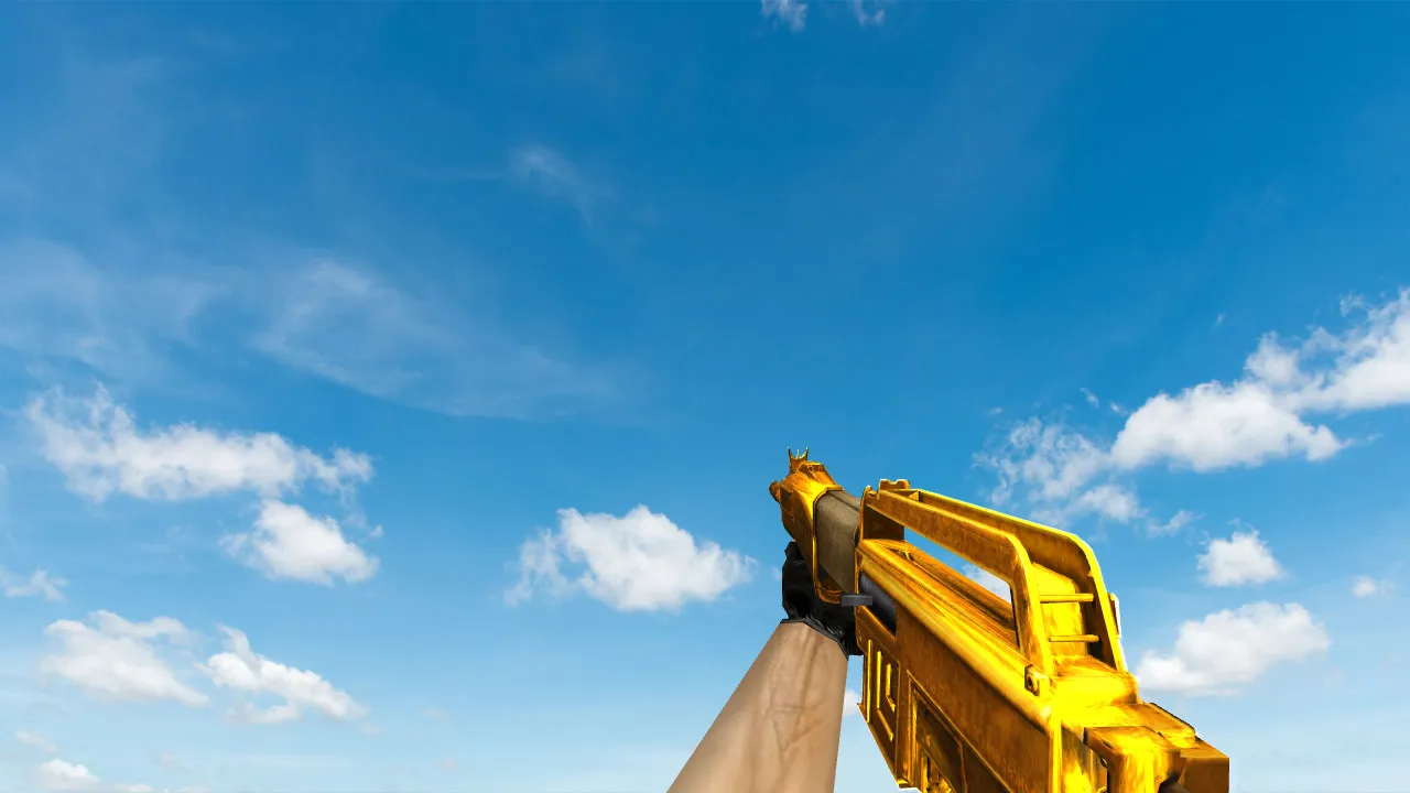 Скриншот Модель «SPAS-15 Gold» для CS 1.6 - Обзор и особенности