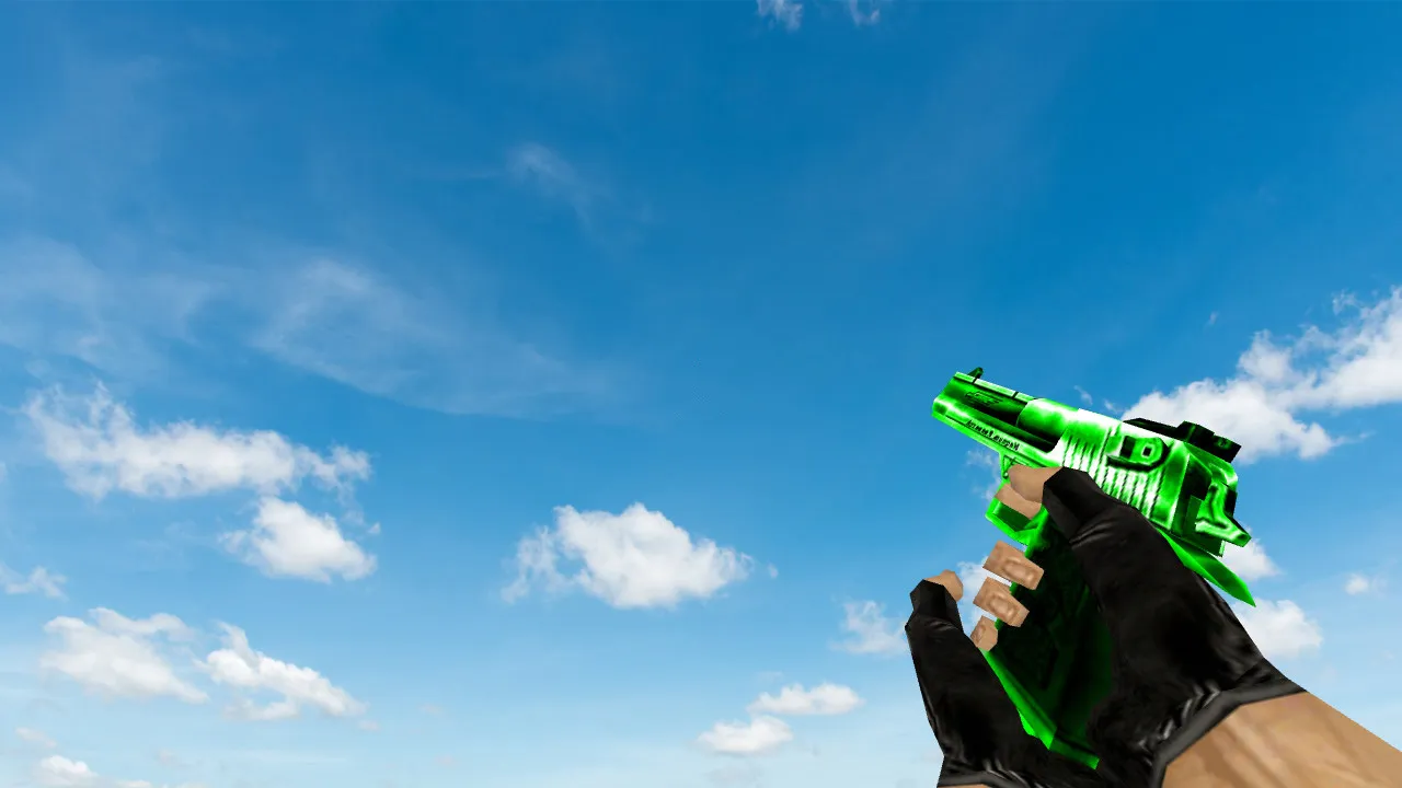 Скриншот Модель «Default Deagle Green» для CS 1.6 - Скачай сейчас