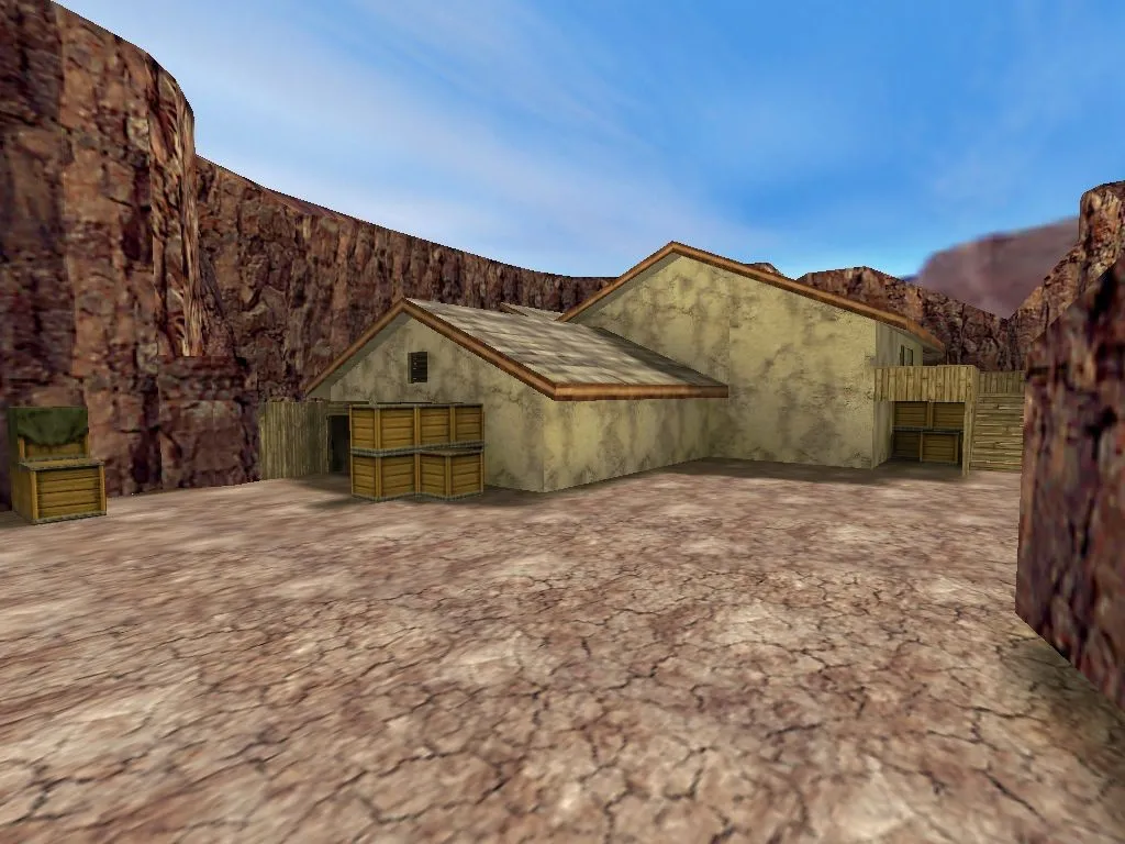 Скриншот  Карта de_militia для CS 1.6: Тактика и особенности