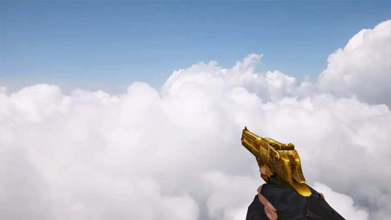 Скриншот Модель «CSO Desert Eagle Gold» для CS 1.6: Обзор и Характеристики
