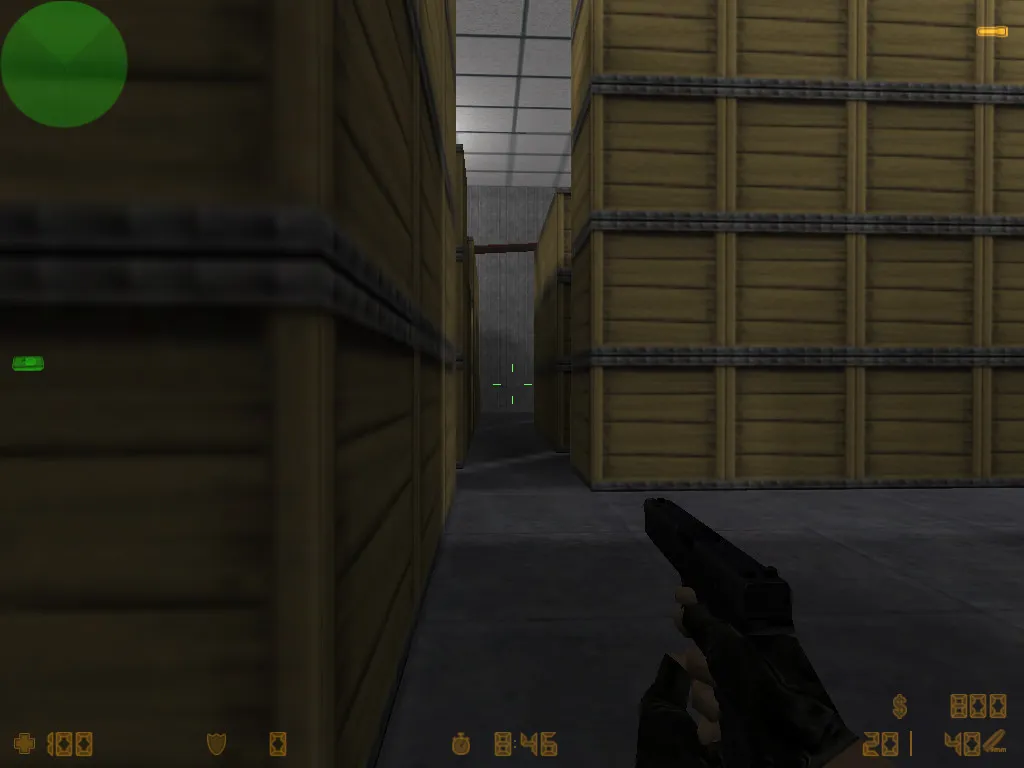 Скриншот  de_crates для CS 1.6: тактика за CT и T, точки, .nav для ботов и оптимизация карты