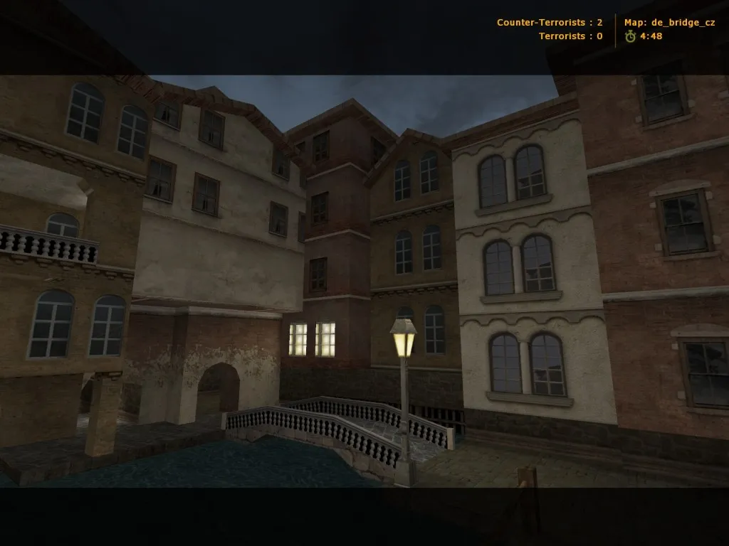 Скриншот  Карта de_bridge_cz для CS 1.6: точки, маршруты, .nav и оптимизация wpoly/epoly