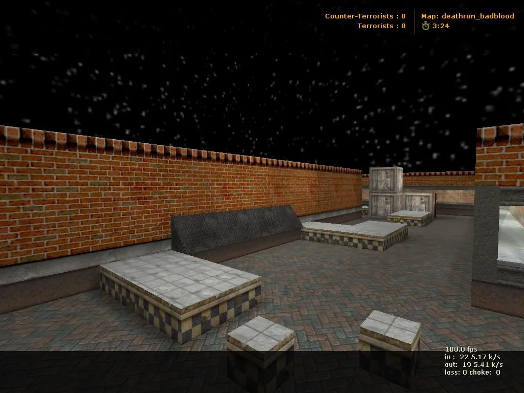 Скриншот Карта «deathrun_badblood» для CS 1.6