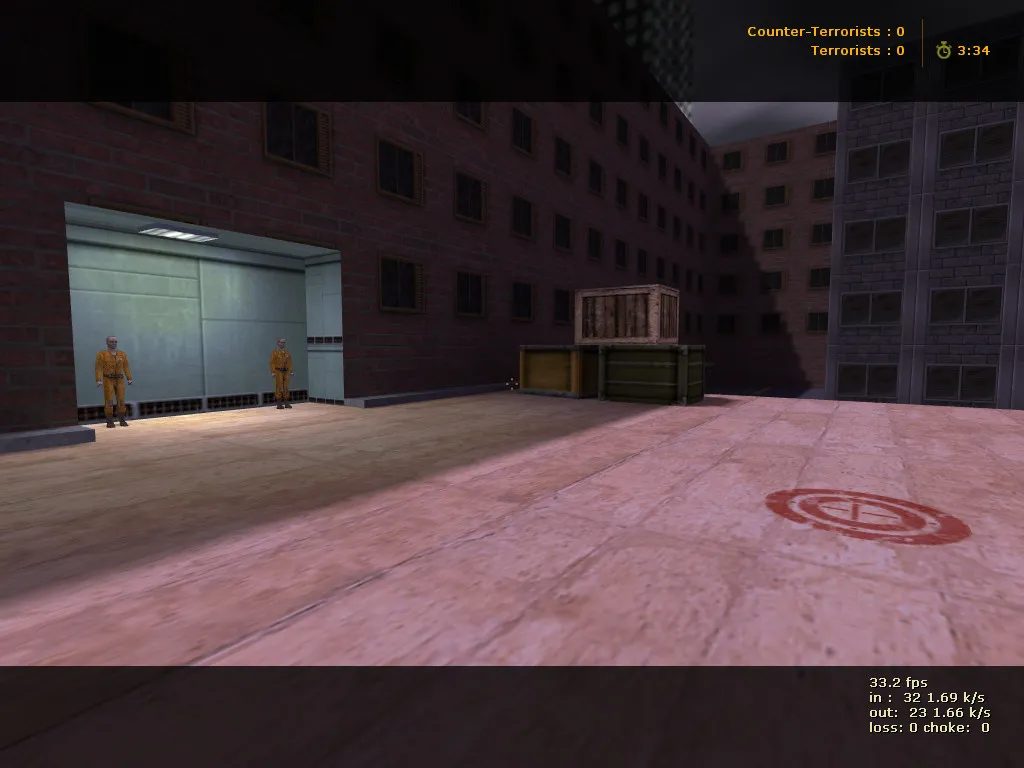 Скриншот Карта de_assault32_c4 для CS 1.6: баланс сторон, точки под плент и контроль центра