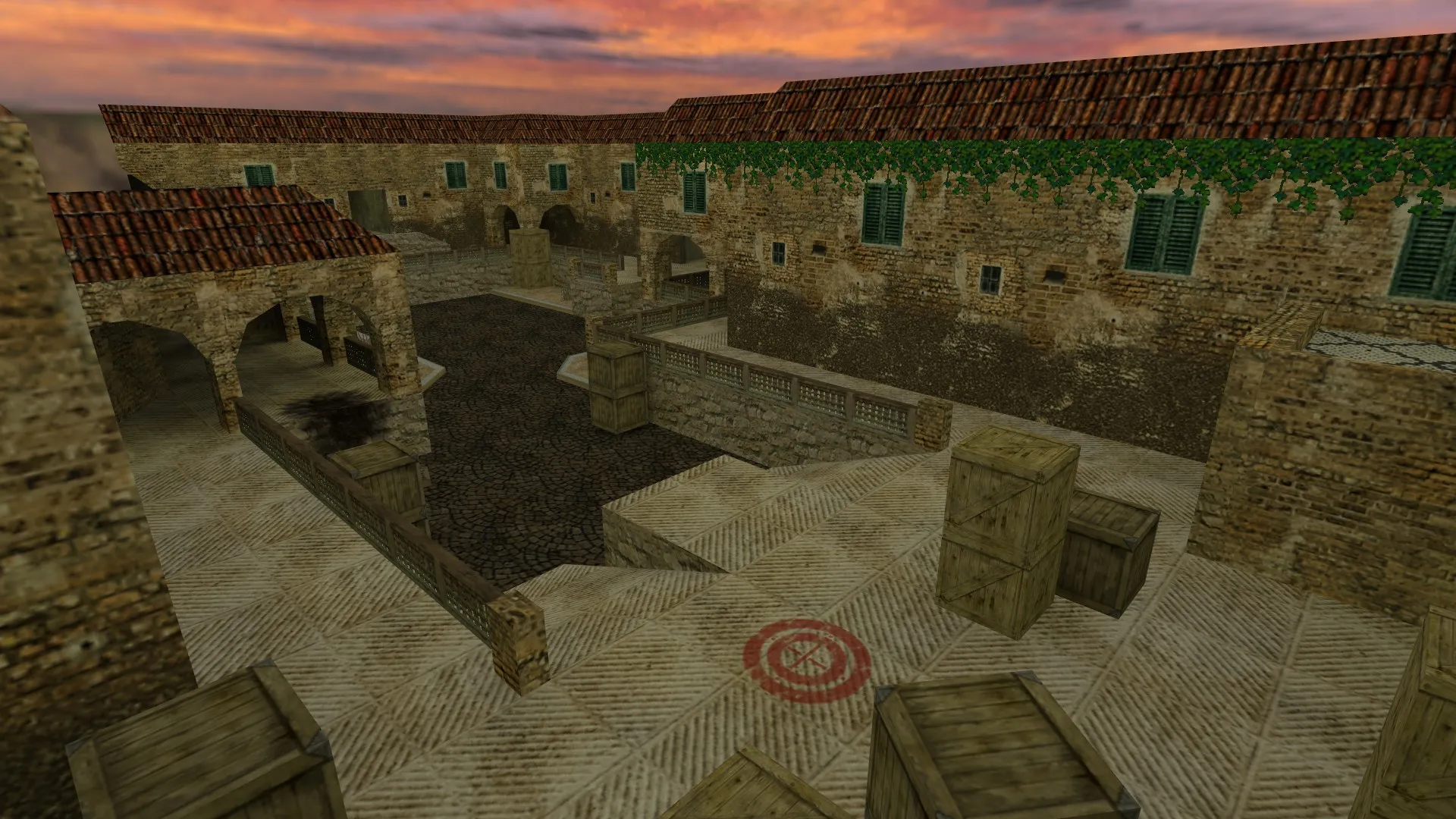 Скриншот  de_artica карта для CS 1.6: тактика сторон, точки, оптимизация и .nav для ботов