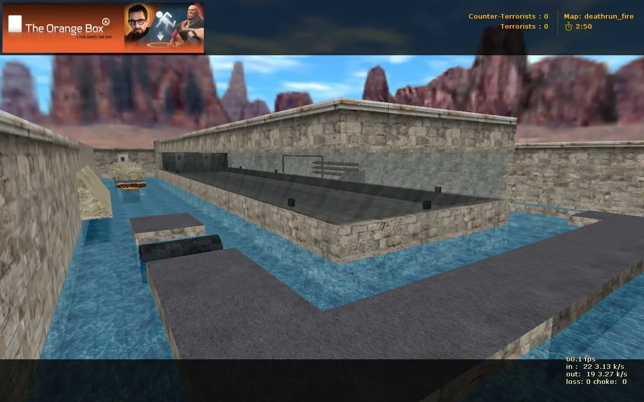 Скриншот Карта «deathrun_fire» для CS 1.6