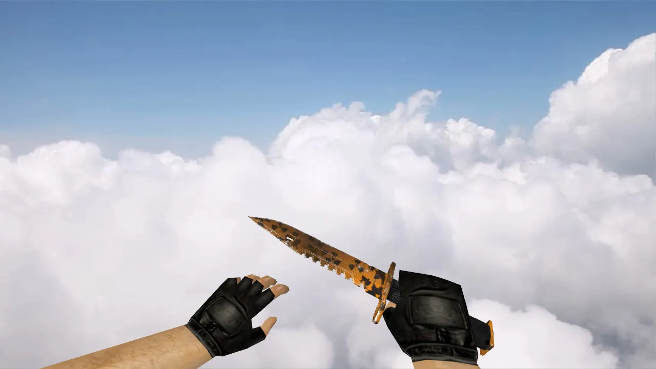 Скриншот Модель «Штык-нож M9 Реактор» для CS 1.6: v_, p_, w_ модели, звук, анимация осмотра и качество текстур