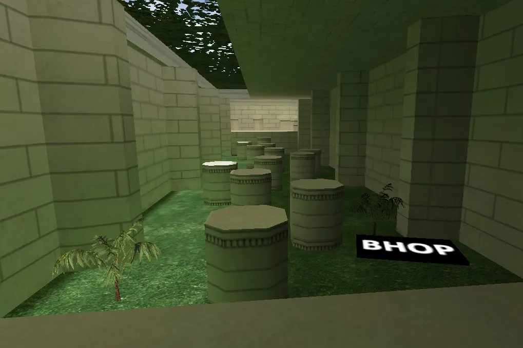 Скриншот  deathrun_summer_vf для CS 1.6: карта deathrun, точки ловушек, оптимизация и .nav для ботов