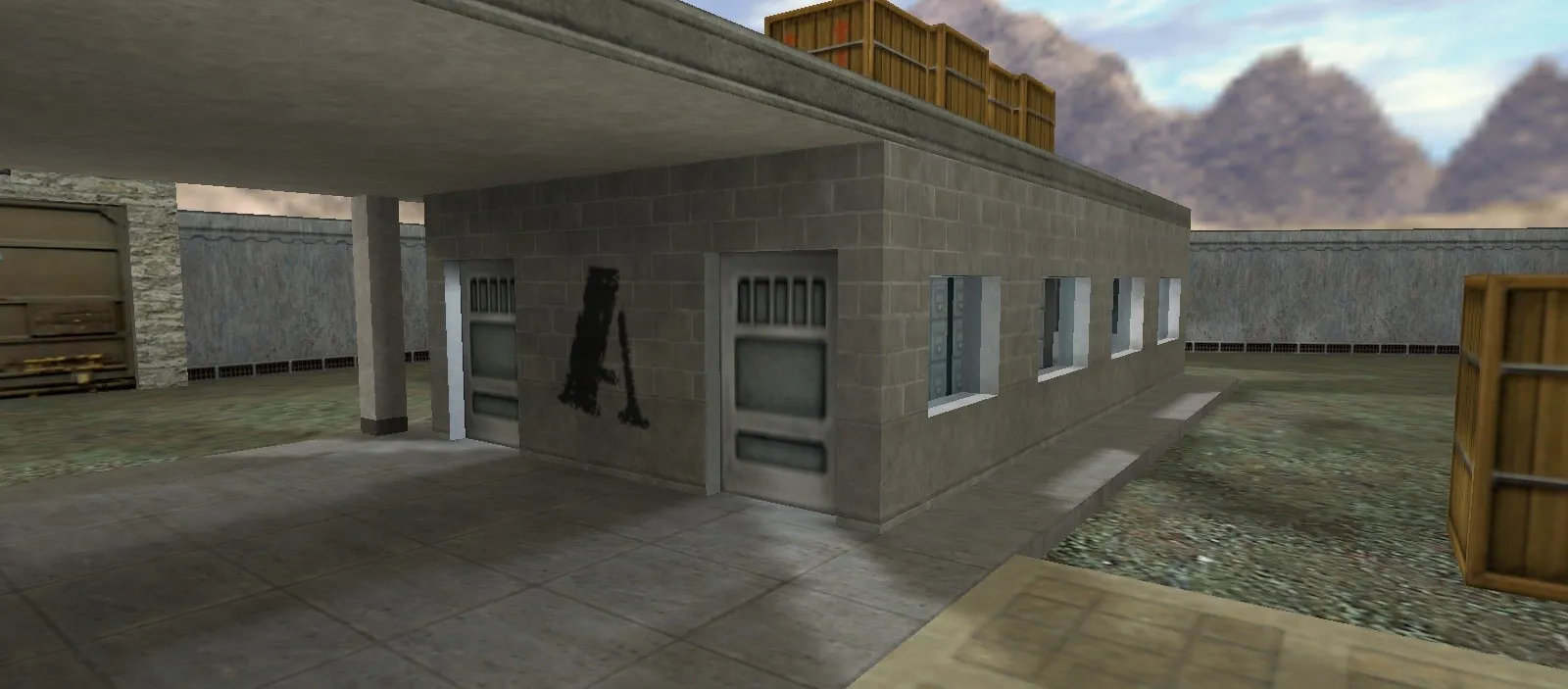 Скриншот  Карта de_untecs для CS 1.6 - Тактические возможности и оптимизация