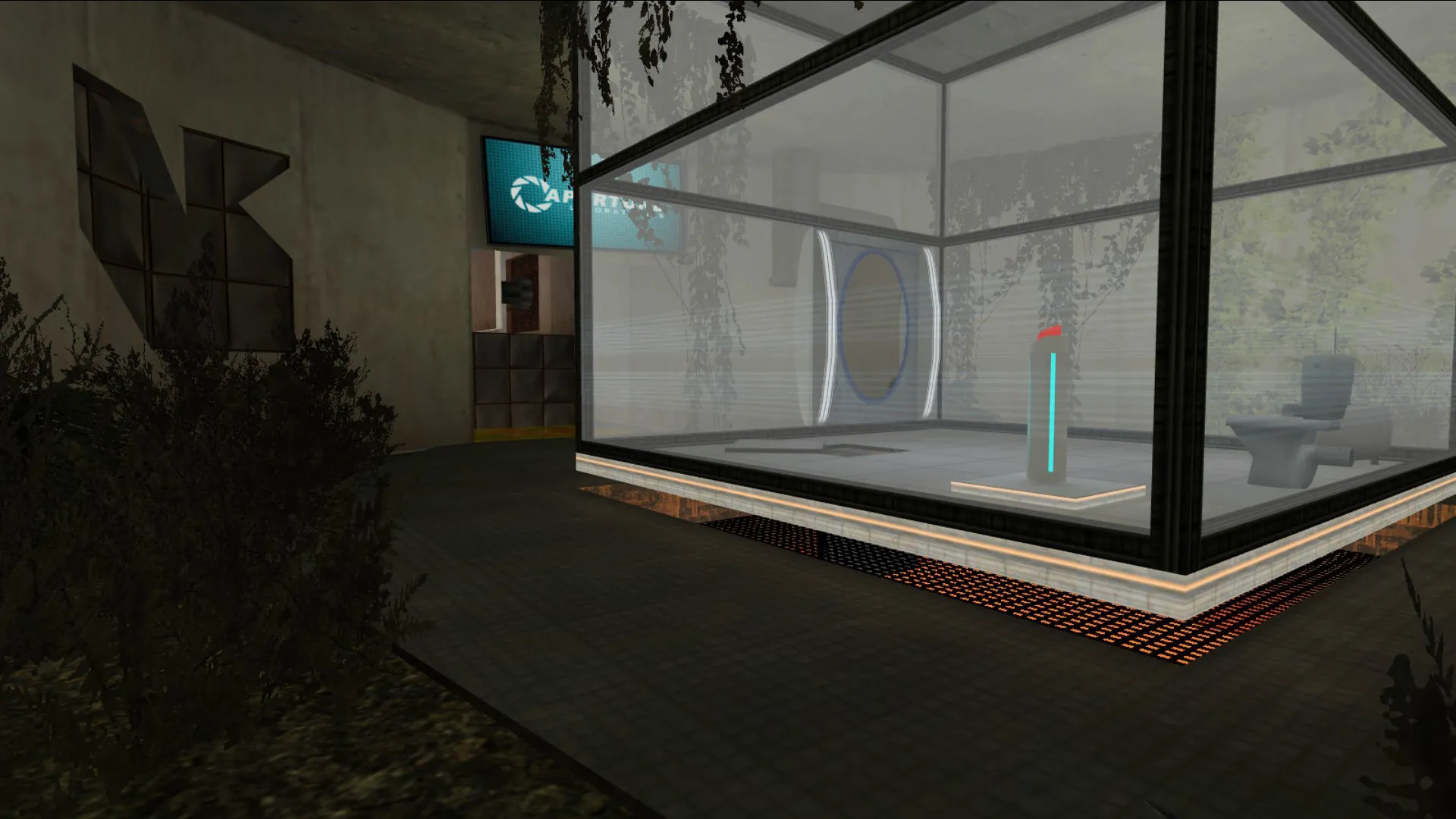 Скриншот  deathrun_aperture3 карта для CS 1.6: ловушки, антифлуд, .nav для ботов, баланс сторон и оптимизация