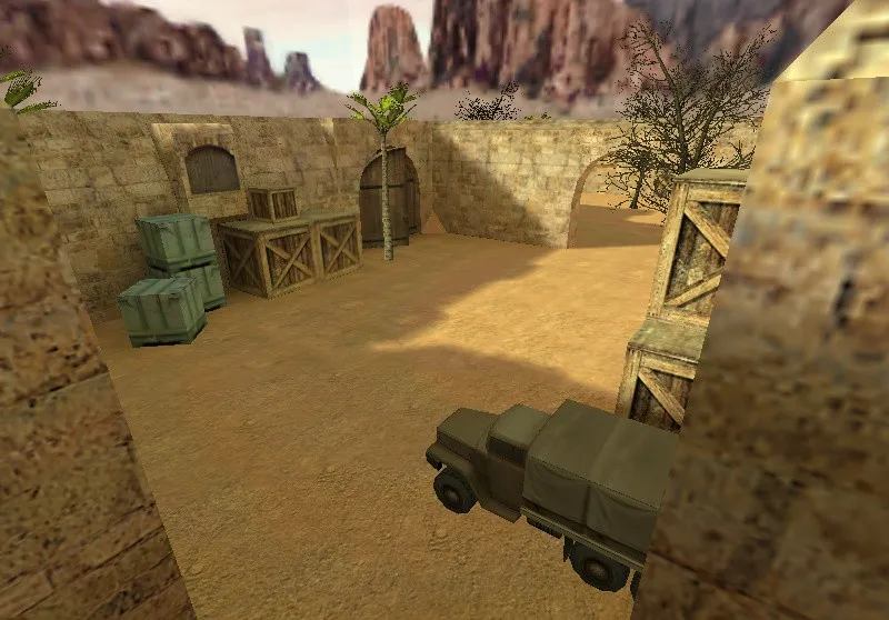 Скриншот de_dust_topshot для CS 1.6: тактика сторон, точки, боты (.nav), оптимизация wpoly/epoly