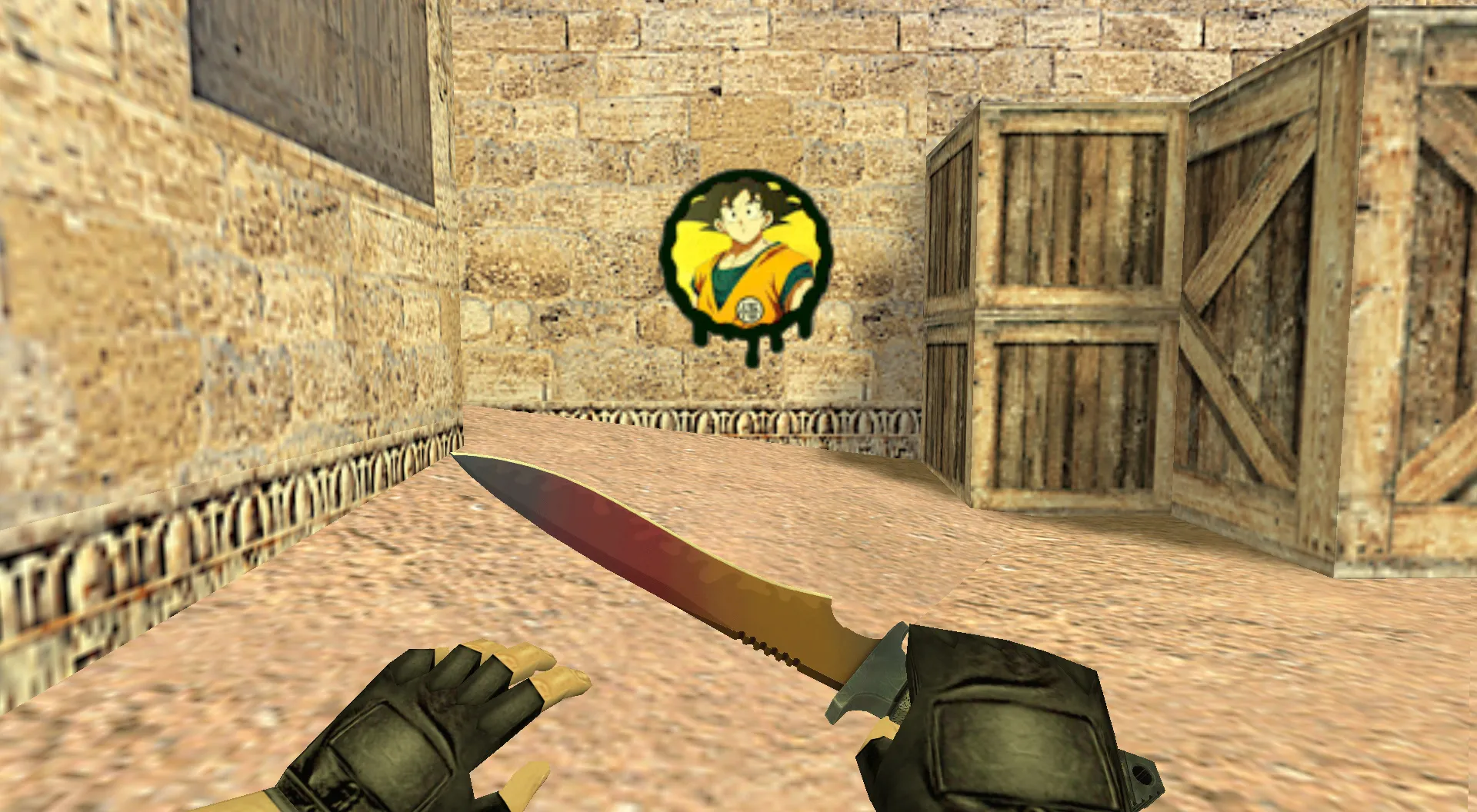 Скриншот Граффити «Сон Гоку» для CS 1.6 - Яркие моменты в игре