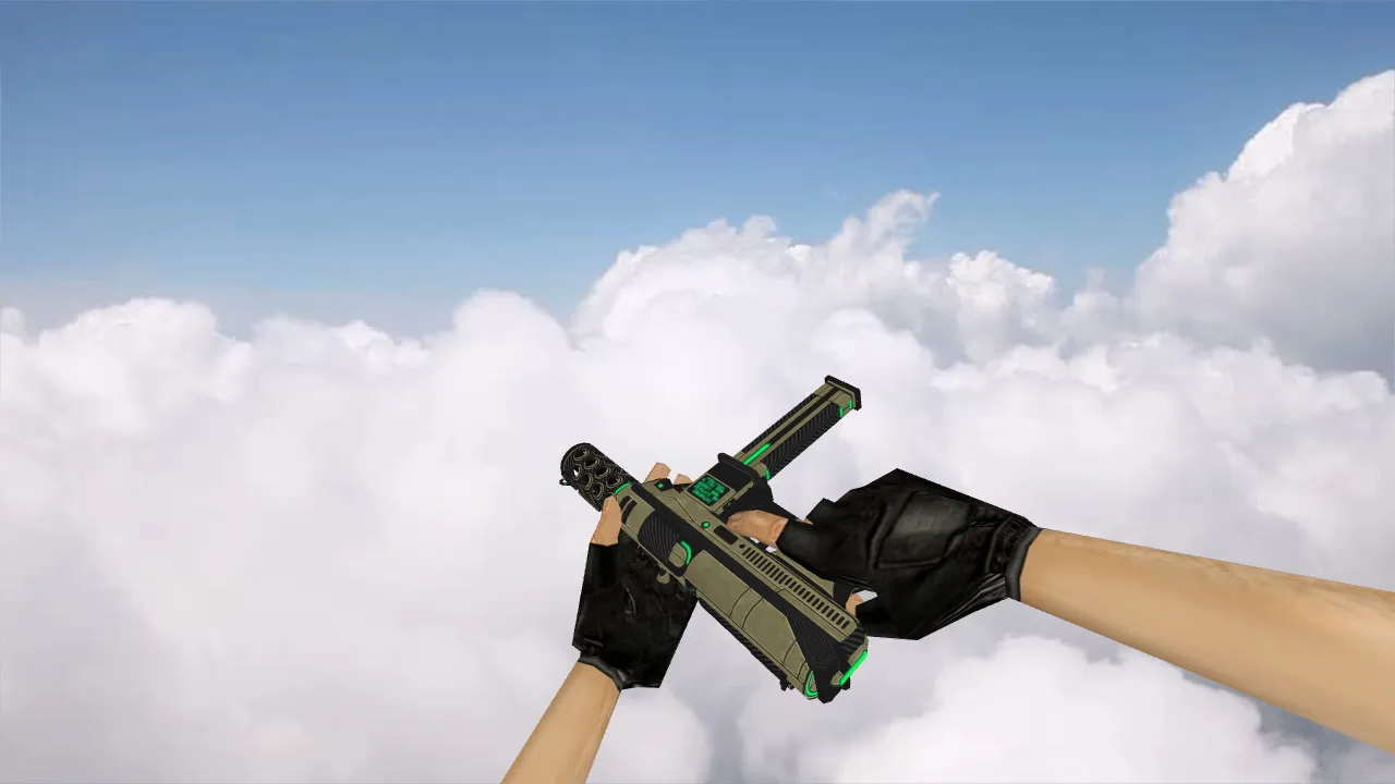 Скриншот Модель TEC-9 Cyber для CS 1.6 - Оружие с уникальным дизайном