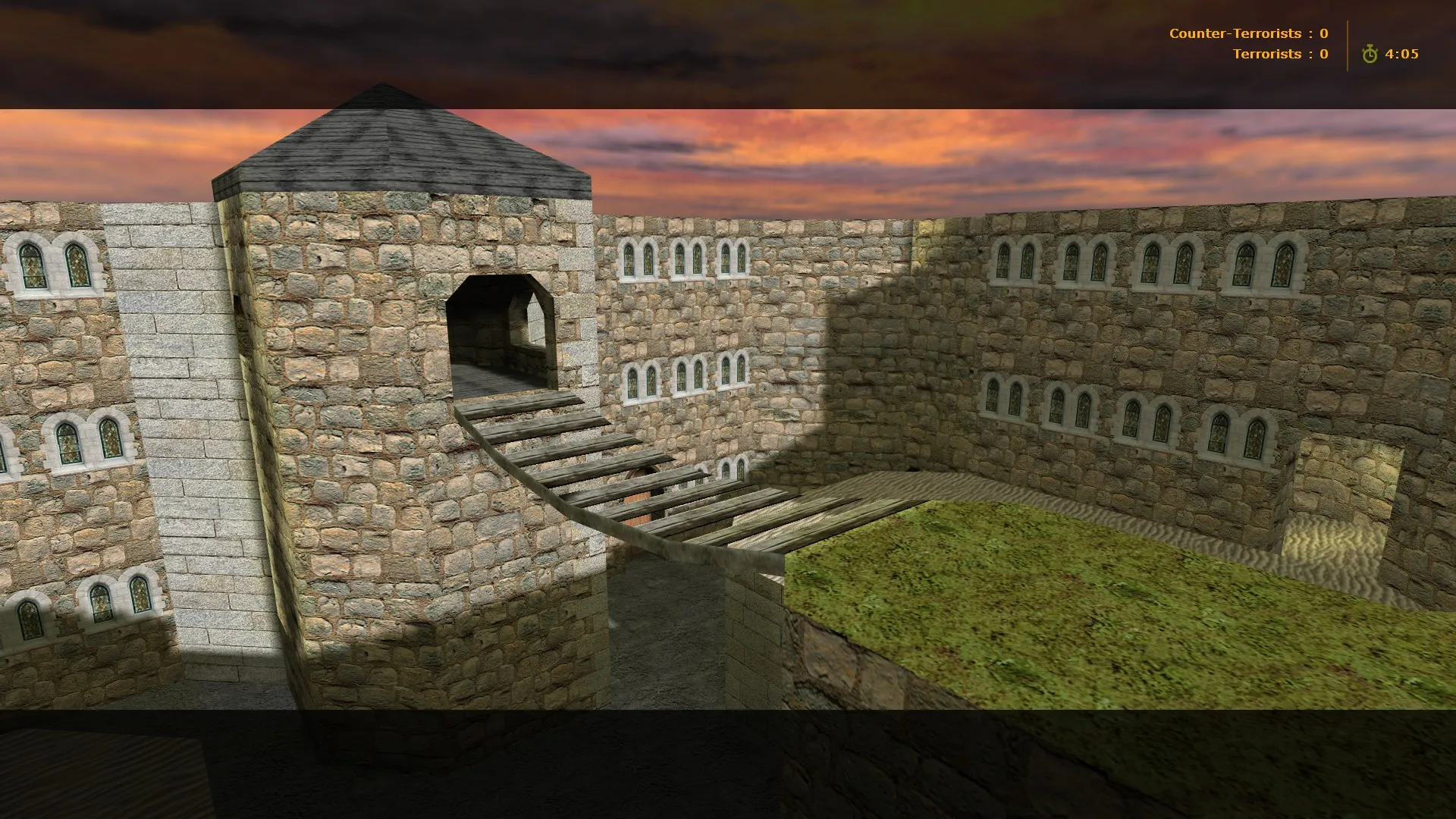 Скриншот  de_btower карта для CS 1.6: баланс сторон, точки, маршруты и .nav для ботов