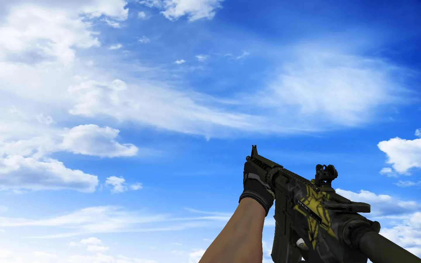 Скриншот Пак скинов с ☆ Мотоциклетными перчатками «Затмение» для CS 1.6: v_, p_, w_ модели, анимация осмотра и замена звуков