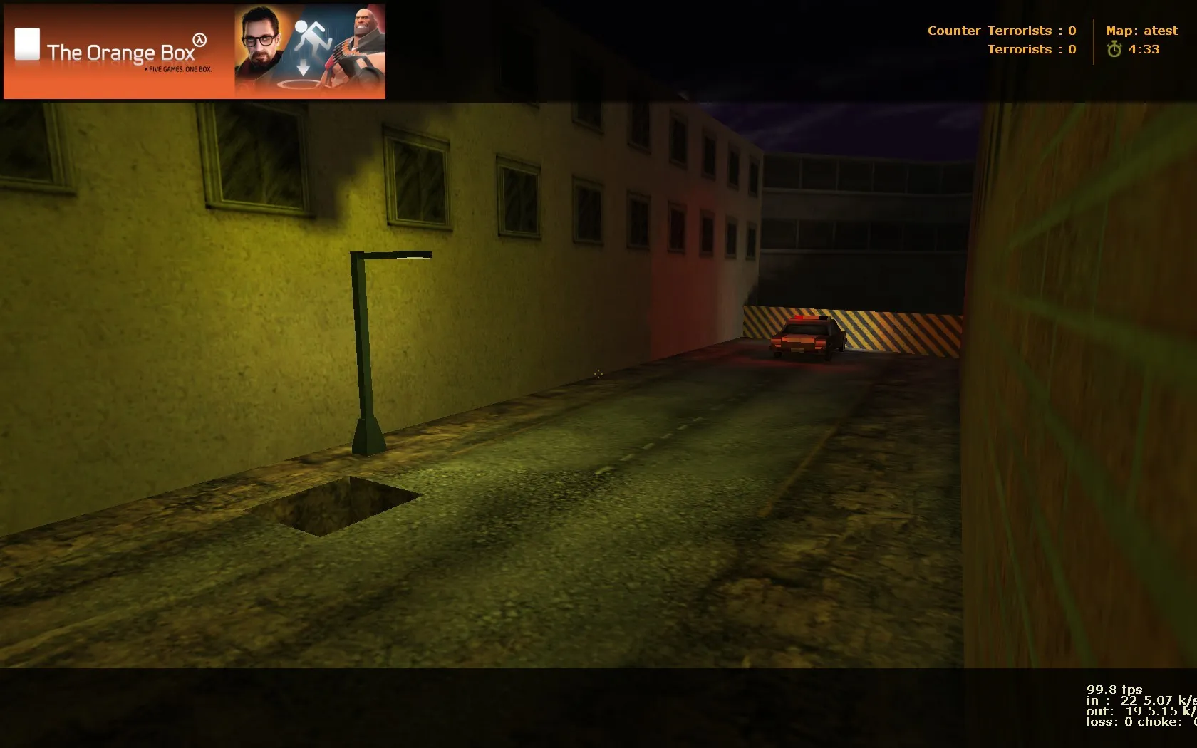 Скриншот  deathrun_ad_sewers для CS 1.6: карта для deathrun, точки ловушек, баланс сторон и боты (.nav) без лагов