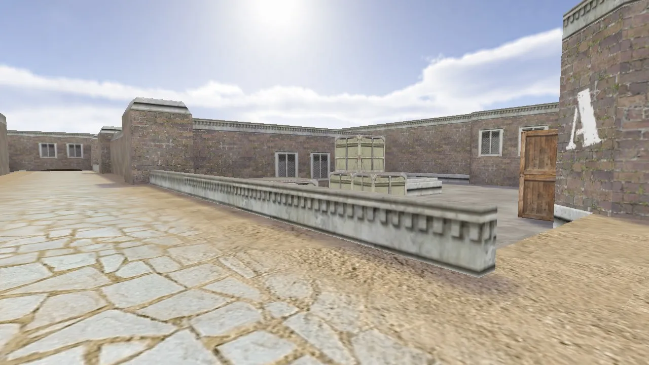 Скриншот  Карта de_zook для CS 1.6: Тактика и особенности