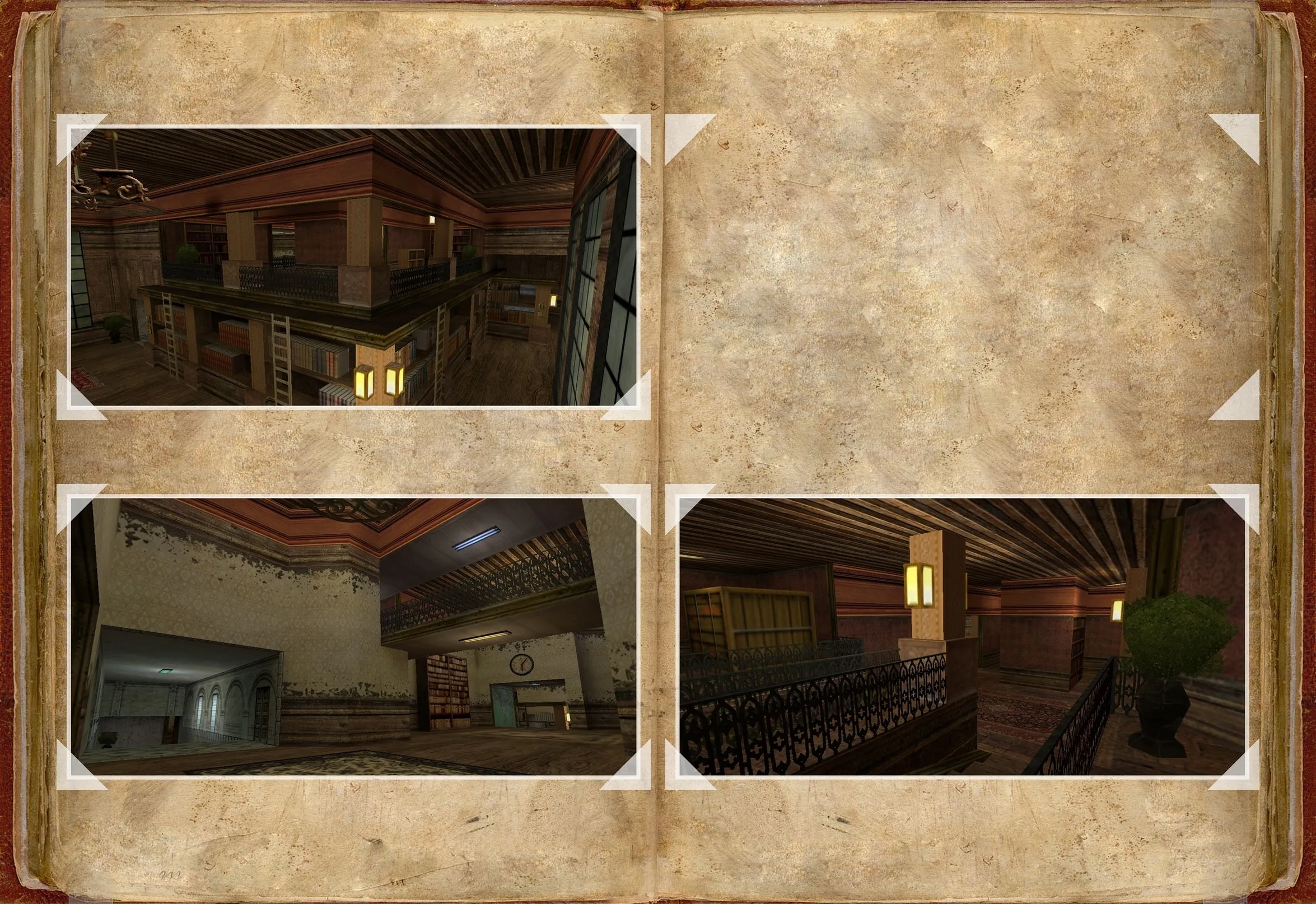 Скриншот  Карта de_library для CS 1.6: Тактика и особенности