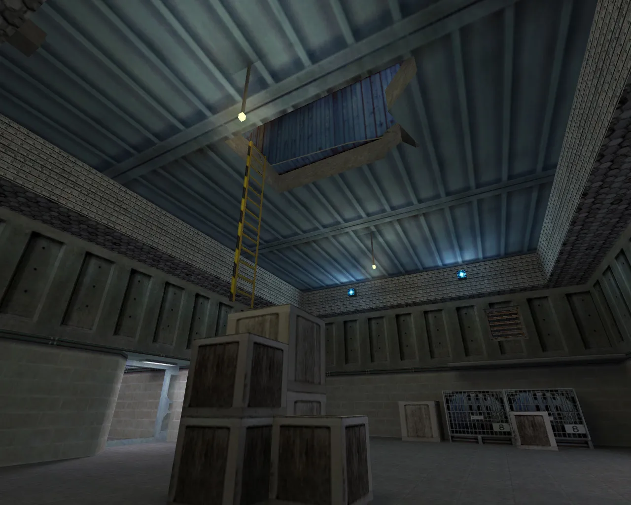 Скриншот  Карта de_nuke_next для CS 1.6: стратегии и оптимизация