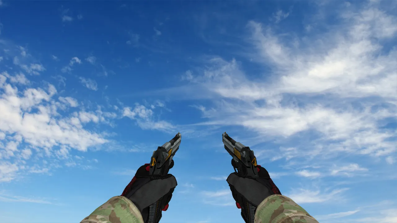 Скриншот  Пак моделей оружия Specialist Gloves Crimson Kimono Pack для CS 1.6: v_, p_, w_ модели, звуки, анимация осмотра