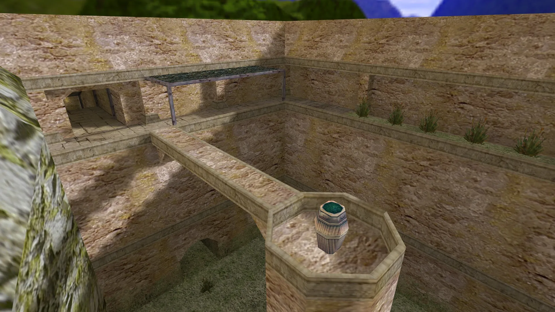 Скриншот  Карта de_nmcastle для CS 1.6: Тактические возможности и особенности