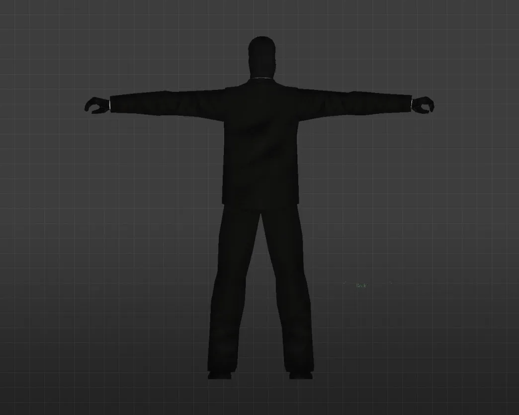 Скриншот Модель «Маска и галстук» для CS 1.6 - Уникальный скин для вашего персонажа