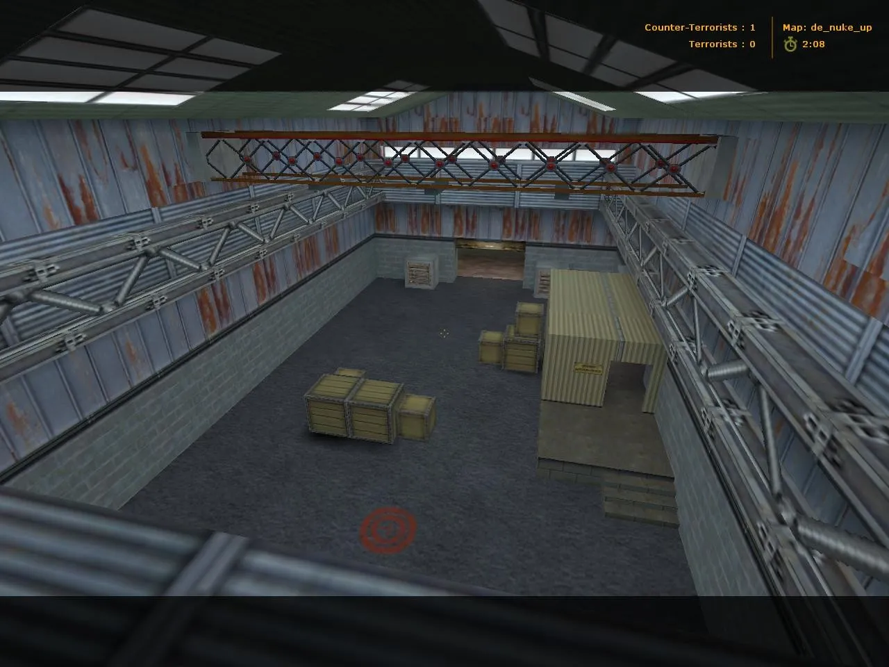 Скриншот  Карта de_nuke_up для CS 1.6: Тактика и особенности