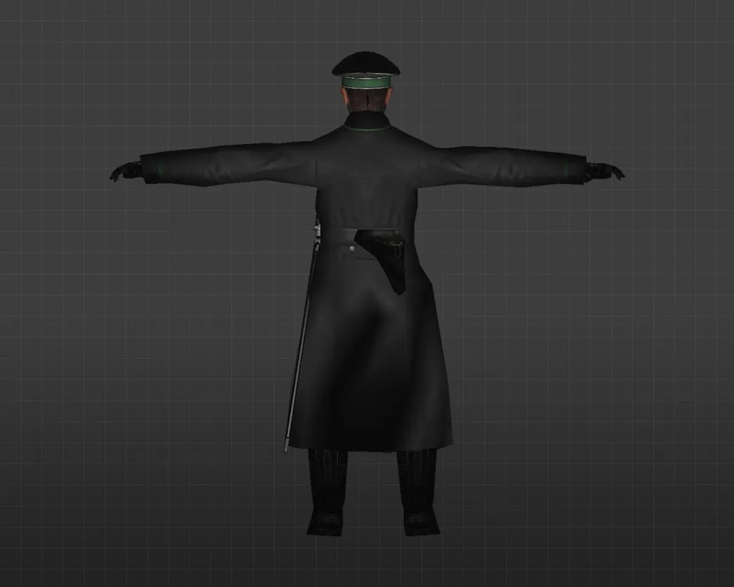 Скриншот Модель «Немецкий офицер» для CS 1.6 - Уникальные скины для вашего геймплея