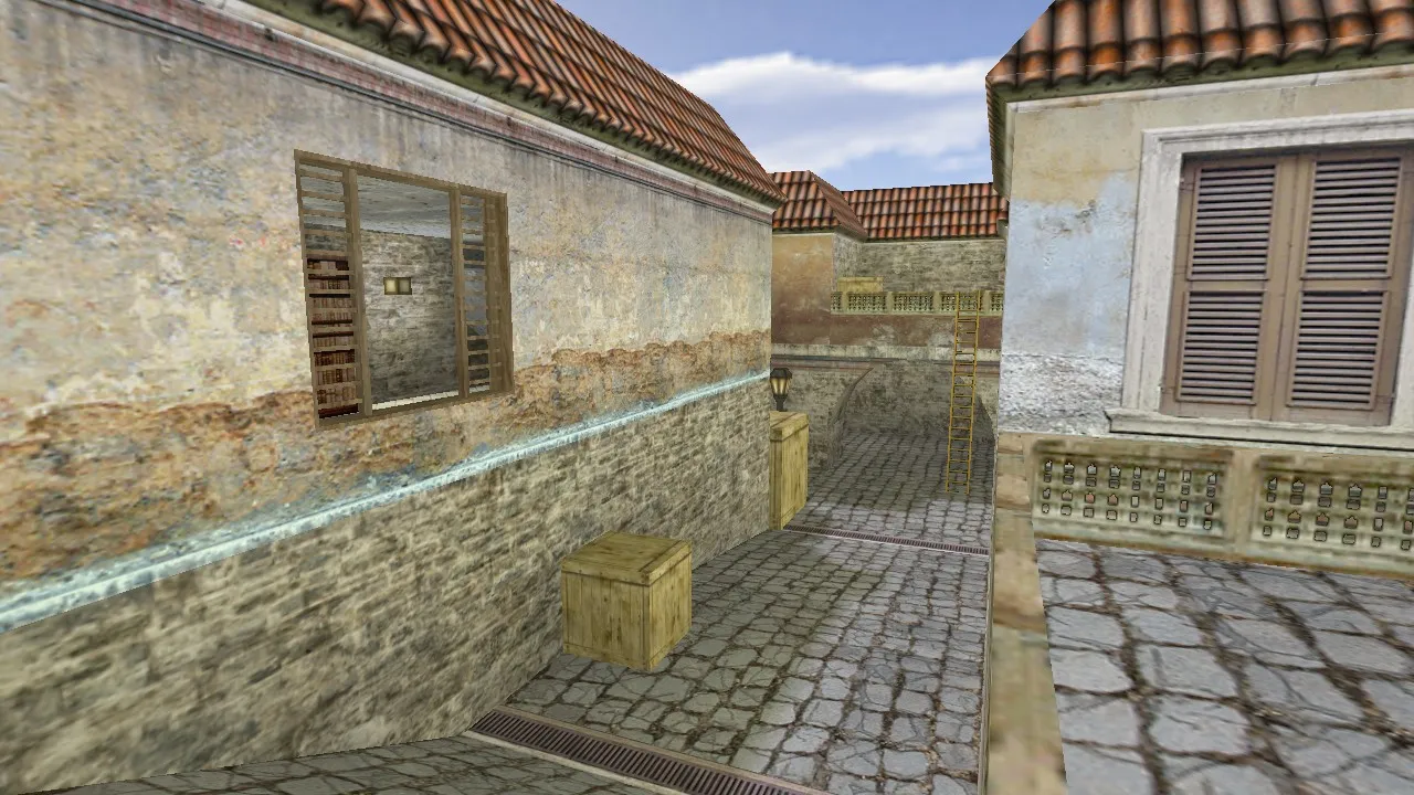 Скриншот  Карта de_crossfire_sector для CS 1.6: точки, маршруты, .nav для ботов, оптимизация wpoly/epoly