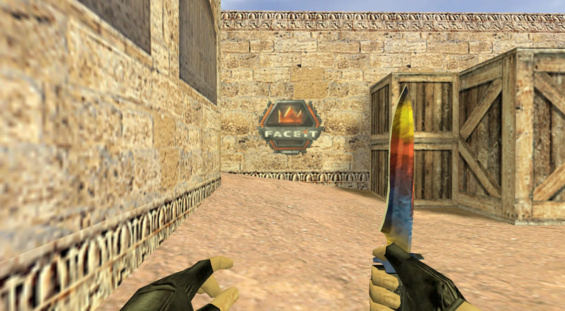 Скриншот Граффити FACEIT | London 2018 для CS 1.6 - Уникальный стиль для вашей игры