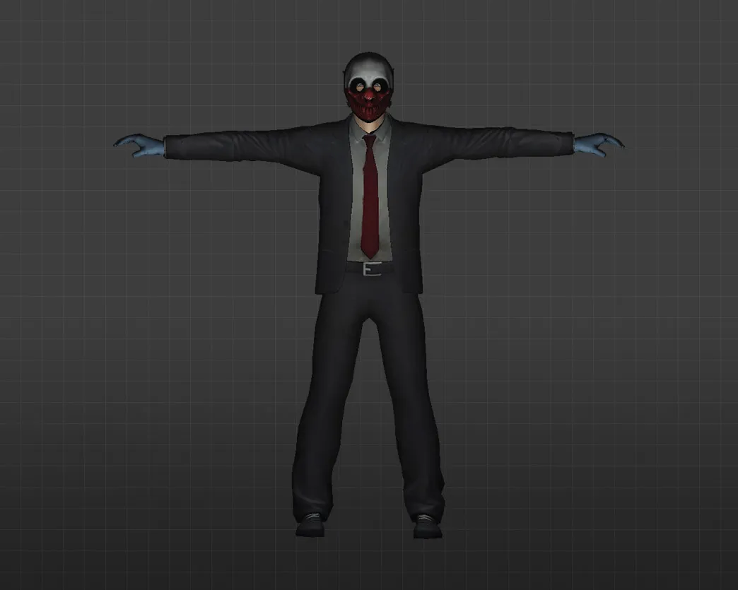 Скриншот Модель «Грабители PayDay» для CS 1.6 - Уникальный скин для вашей игры